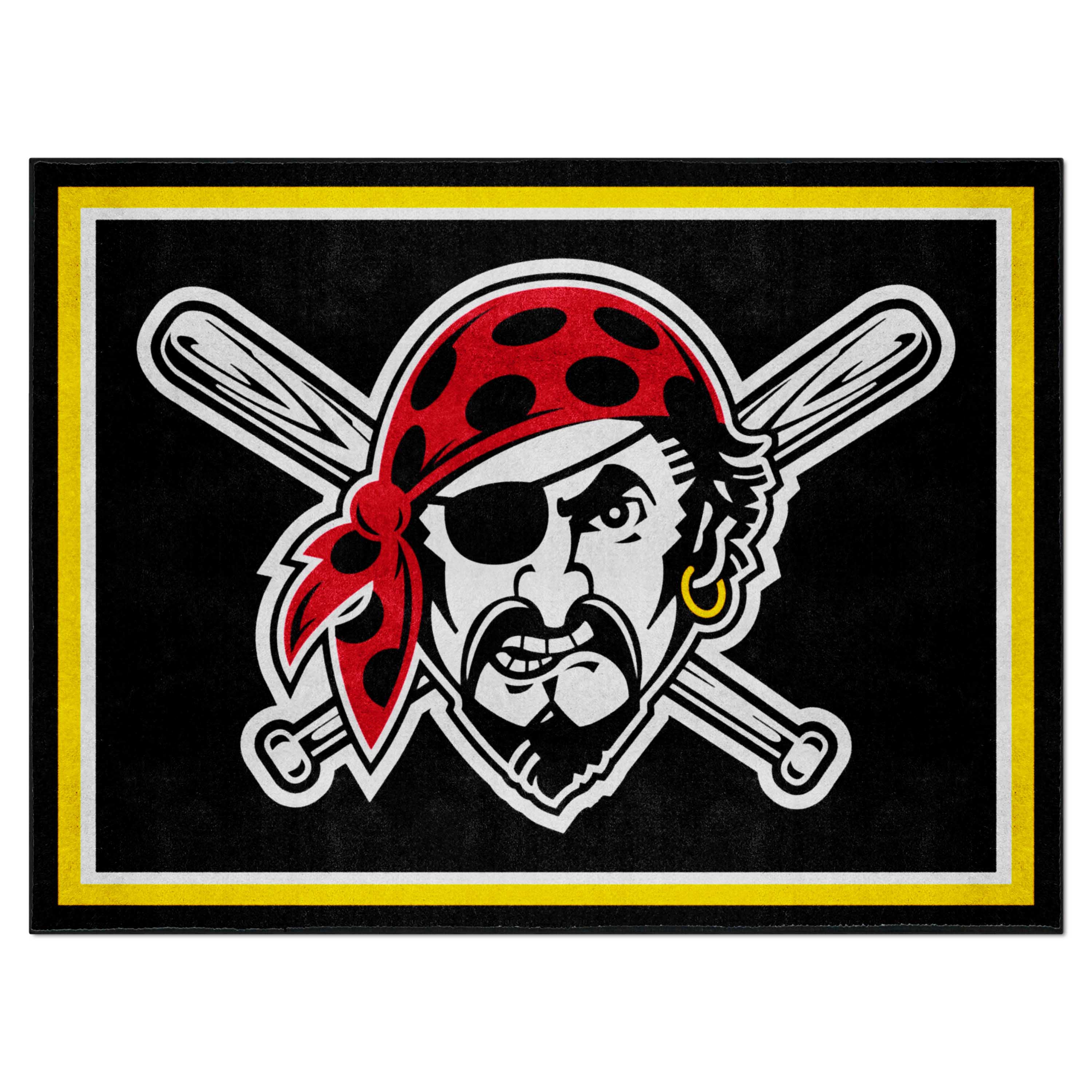 Pittsburgh Pirates 8ft. x 10 ft. Plush Area Rug