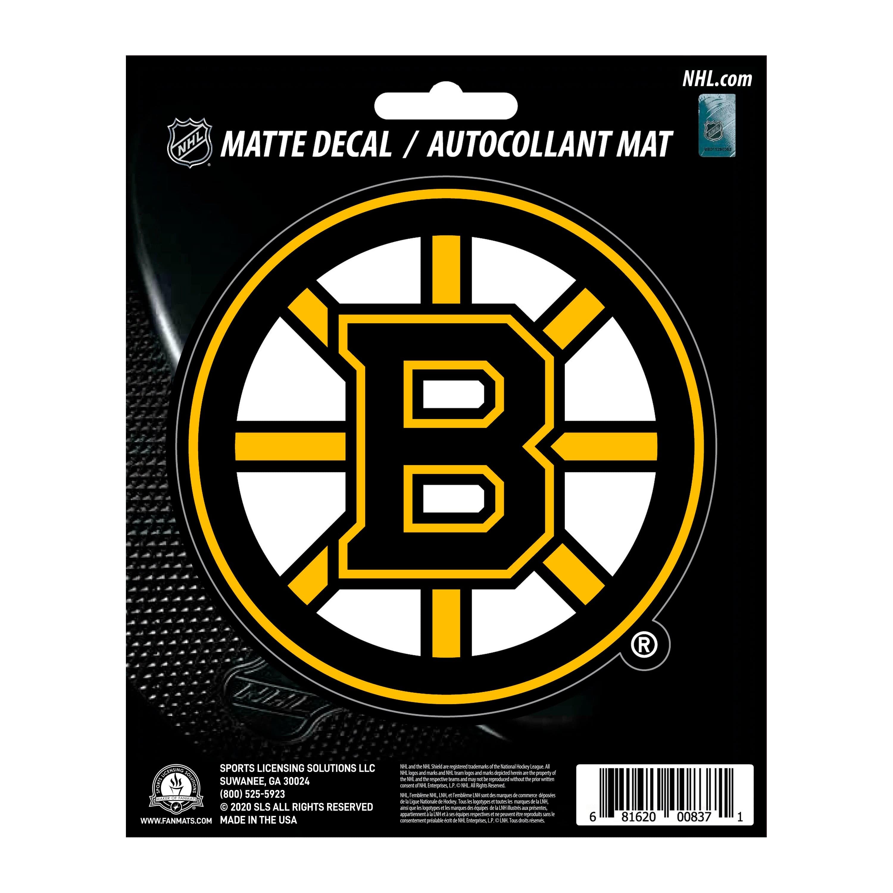 Boston Bruins Matte Decal Sticker - Boston Bruins