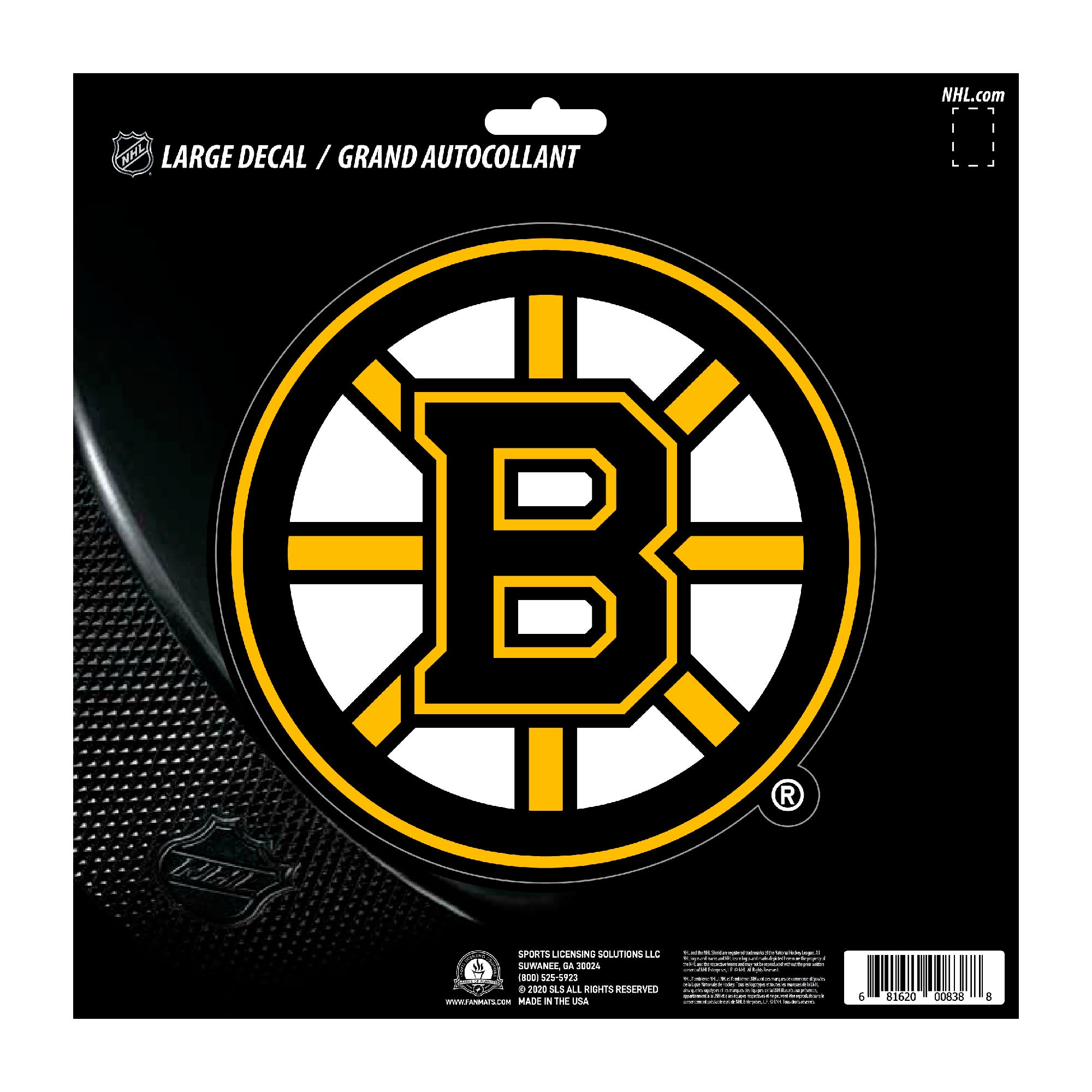 Boston Bruins Large Decal Sticker