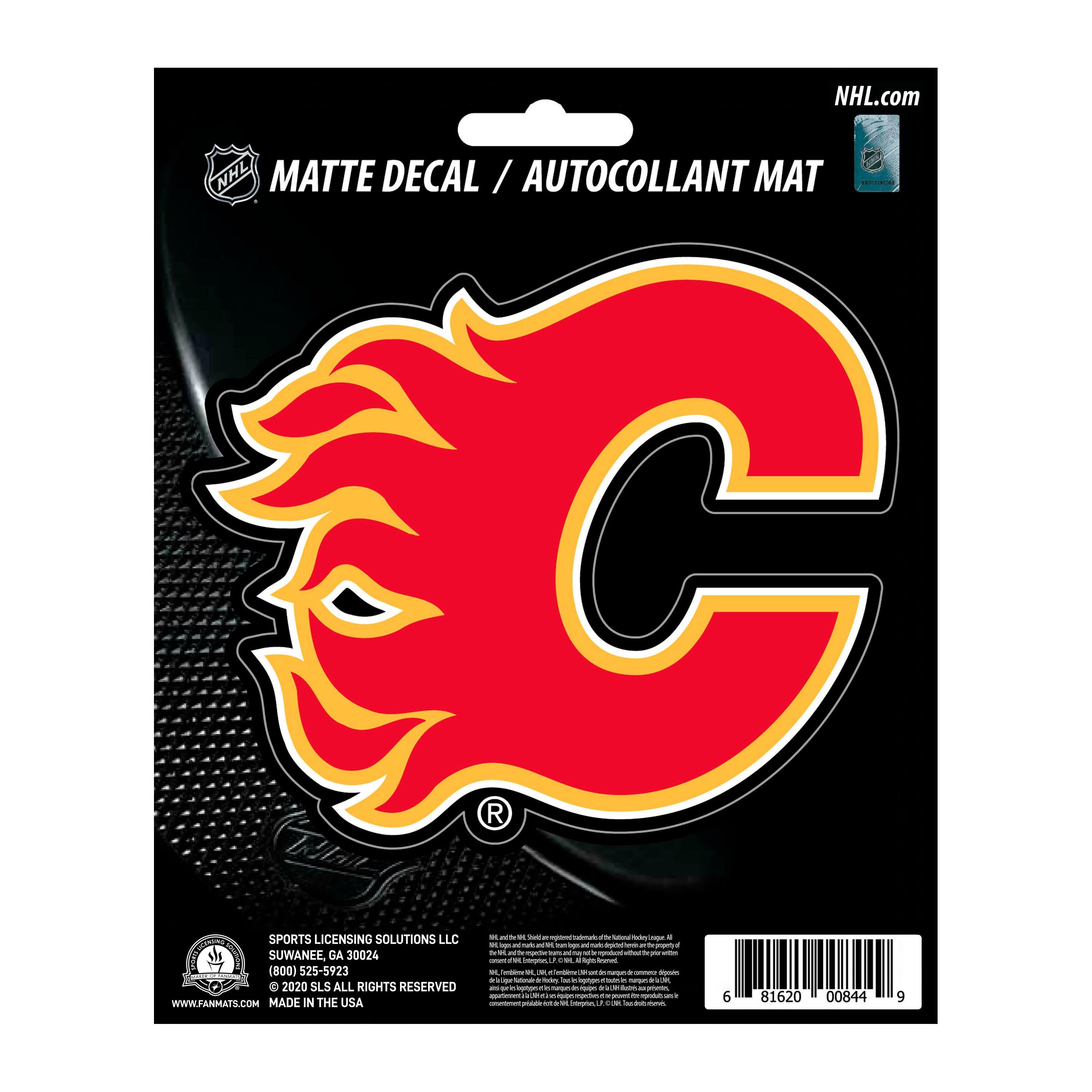 Calgary Flames Matte Decal Sticker - Calgary Flames