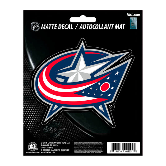 Columbus Blue Jackets Matte Decal Sticker