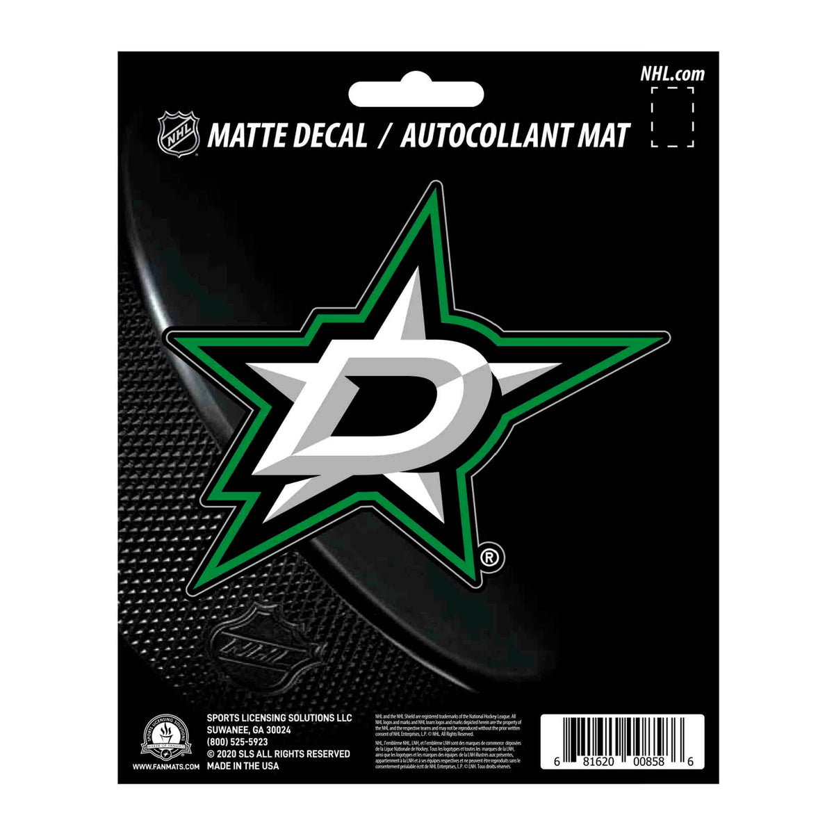 Dallas Stars Matte Decal Sticker - Dallas Stars