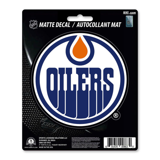 Edmonton Oilers Matte Decal Sticker