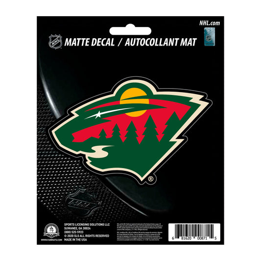 Minnesota Wild Matte Decal Sticker