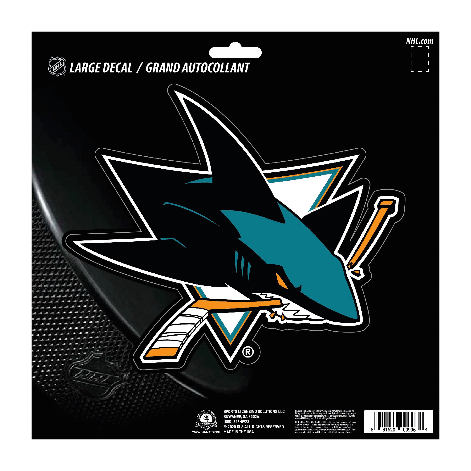 San Jose Sharks Large Decal Sticker