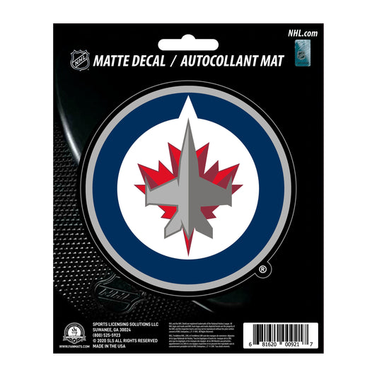 Winnipeg Jets Matte Decal Sticker