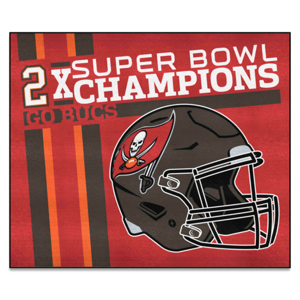 Tampa Bay Buccaneers Dynasty Tailgater Rug - 5ft. x 6ft.