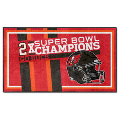 Tampa Bay Buccaneers Dynasty 3ft. x 5ft. Plush Area Rug