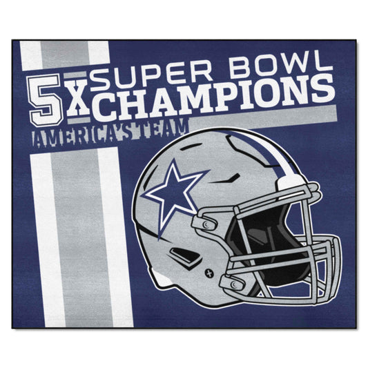 Dallas Cowboys Dynasty Tailgater Rug - 5ft. x 6ft.