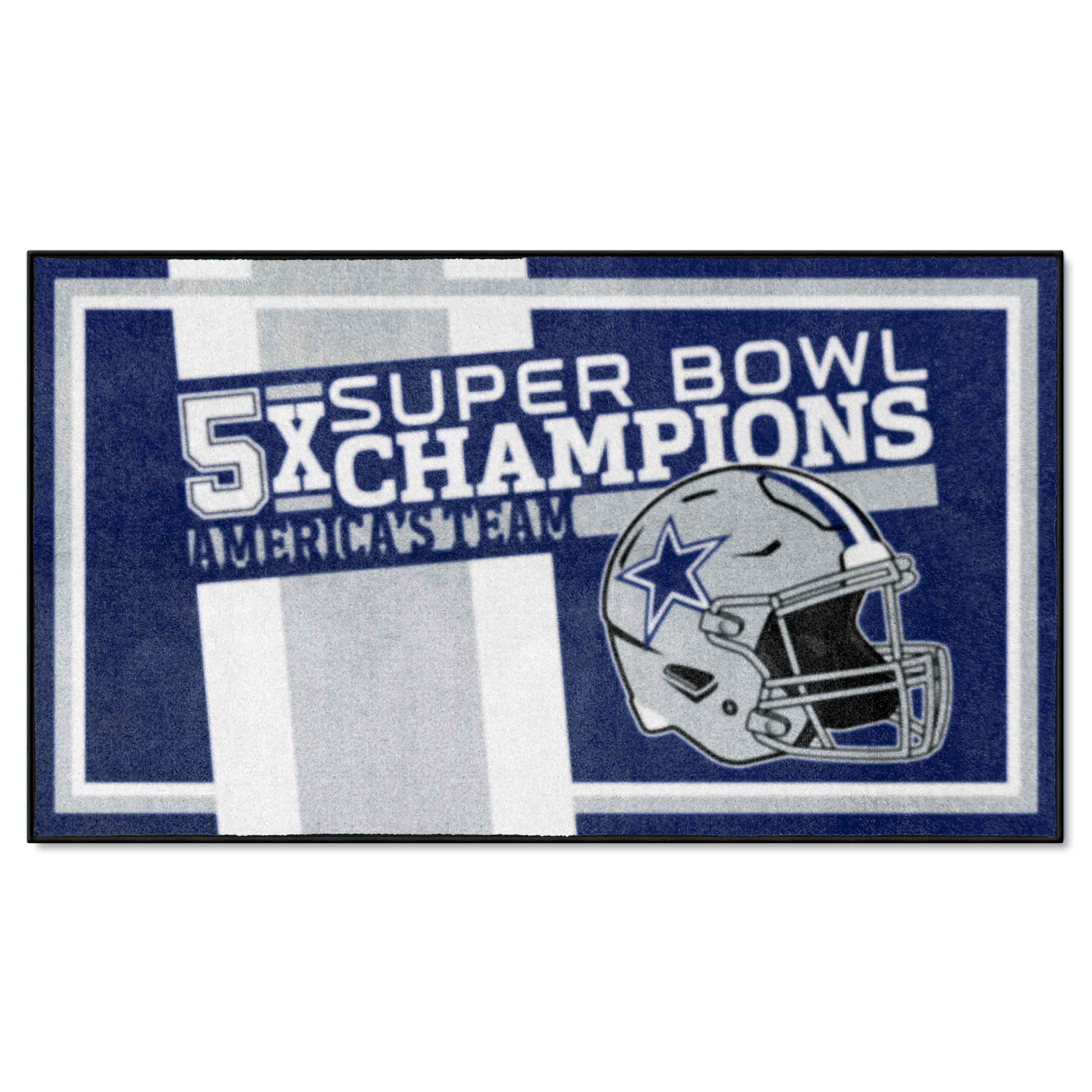 Dallas Cowboys Dynasty 3ft. x 5ft. Plush Area Rug