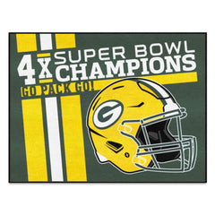 Green Bay Packers All-Star Rug - 34 in. x 42.5 in. Plush Area Rug