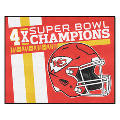 Kansas City Chiefs All-Star Rug - 34 in. x 42.5 in. Plush Area Rug