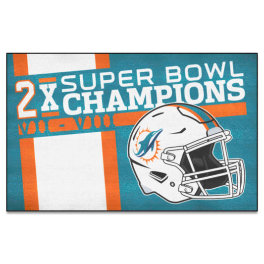 Miami Dolphins Ulti-Mat Rug - 5ft. x 8ft.