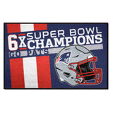 Alfombra All-Star de los New England Patriots: alfombra de felpa de 34 x 42,5 pulgadas