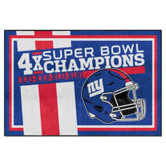 New York Giants Dynasty 5ft. x 8ft. Plush Area Rug