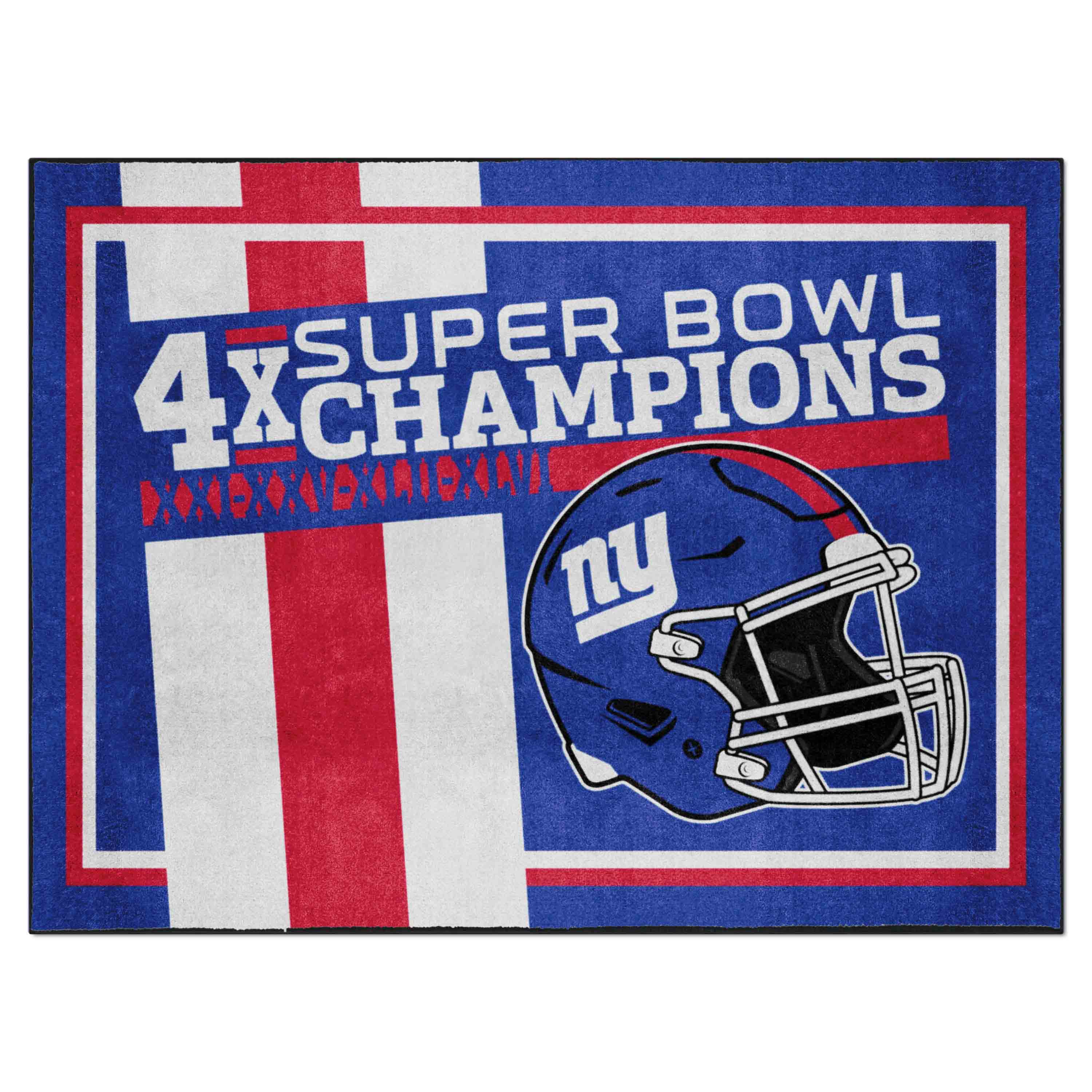 New York Giants Dynasty 8ft. x 10ft. Plush Area Rug - New York Giants