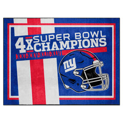 New York Giants Dynasty 8ft. x 10ft. Plush Area Rug - New York Giants