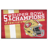 San Francisco 49ers Ulti-Mat Rug - 5ft. x 8ft.