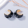 Alloy Drip Oil C-Hoop Earrings