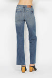 Judy Blue Full Size Tummy Control Straight Jeans - Trendsi