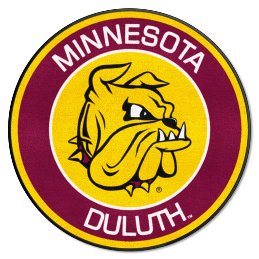 Minnesota-Duluth Bulldogs Roundel Rug - 27in. Diameter - Minnesota-Duluth