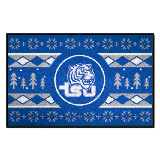 Tennessee State Tigers Holiday Sweater Starter Mat Accent Rug - 19in. x 30in.