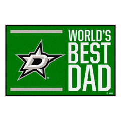 Dallas Stars Starter Mat Accent Rug - 19in. x 30in. World's Best Dad Starter Mat - Dallas Stars