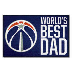 Washington Wizards Starter Mat Accent Rug - 19in. x 30in. World's Best Dad Starter Mat