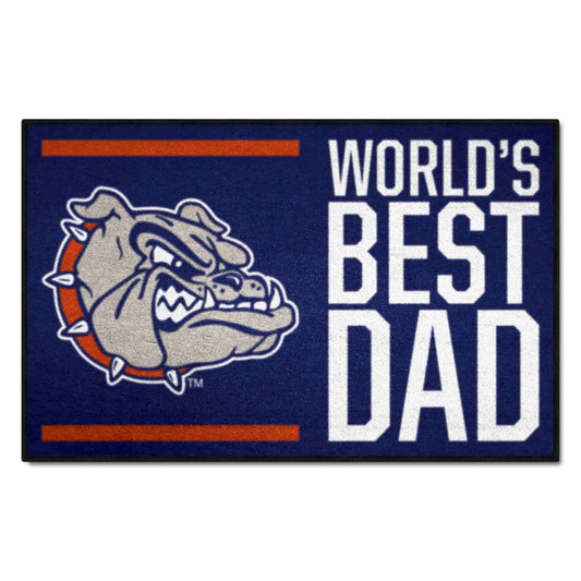 Gonzaga Bulldogs Starter Mat Accent Rug - 19in. x 30in. World's Best Dad Starter Mat - Gonzaga