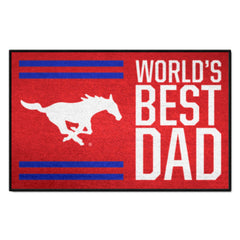 SMU Mustangs Starter Mat Accent Rug - 19in. x 30in. World's Best Dad Starter Mat