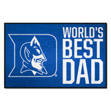 Duke Blue Devils Starter Mat Accent Rug - 19in. x 30in. World's Best Dad Starter Mat