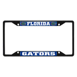 Florida Gators Metal License Plate Frame Black Finish