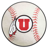 Utah Utes Baseball Rug - 27in. Diameter