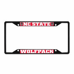 NC State Wolfpack Metal License Plate Frame Black Finish - NC State