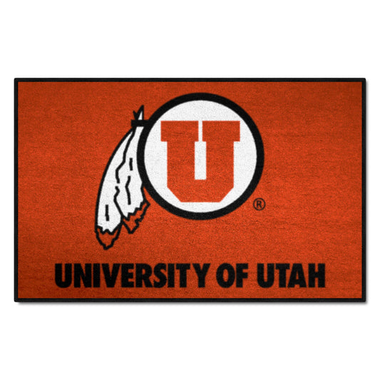 Utah Utes Starter Mat Accent Rug - 19in. x 30in. - Utah