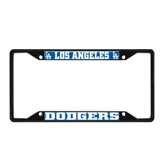 Los Angeles Dodgers Metal License Plate Frame Black Finish