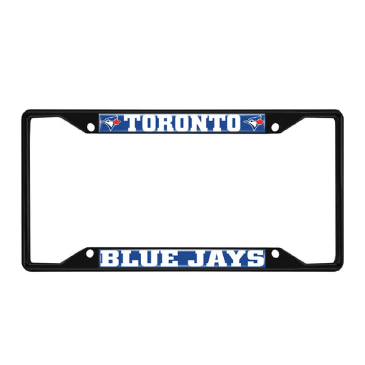 Toronto Blue Jays Metal License Plate Frame Black Finish