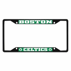 Boston Celtics Metal License Plate Frame Black Finish - Boston Celtics