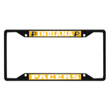 Indiana Pacers Metal License Plate Frame Black Finish