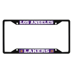 Los Angeles Lakers Metal License Plate Frame Black Finish