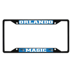 Orlando Magic Metal License Plate Frame Black Finish