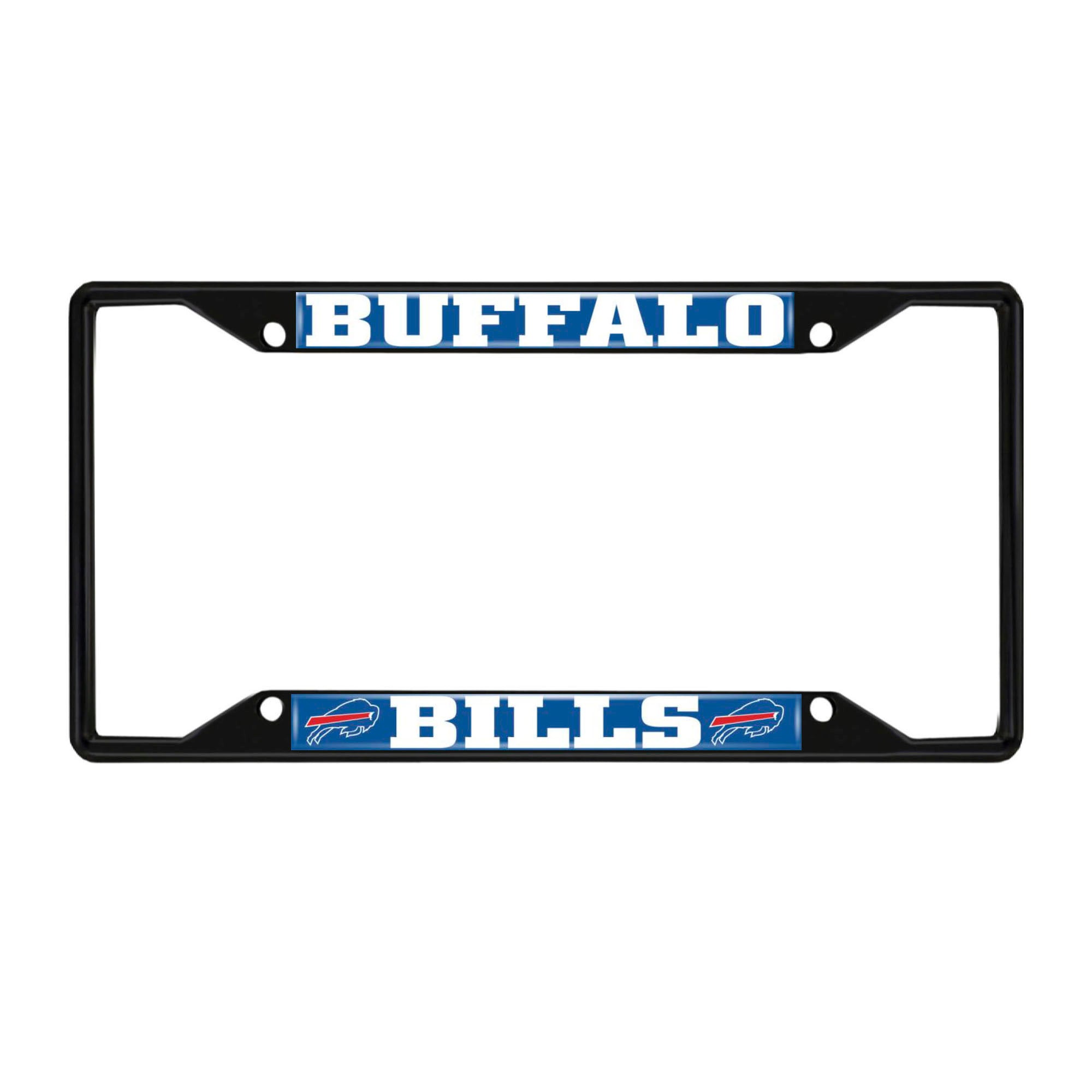 Buffalo Bills Metal License Plate Frame Black Finish