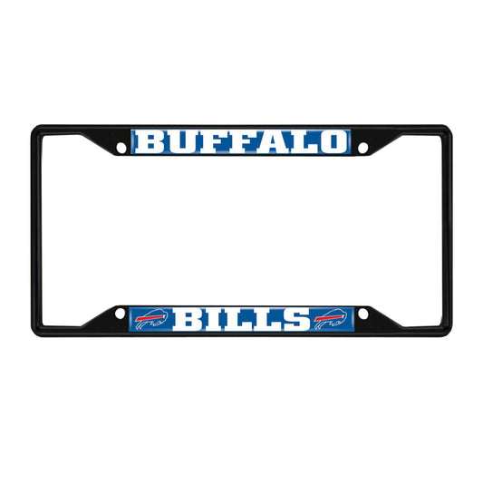 Buffalo Bills Metal License Plate Frame Black Finish