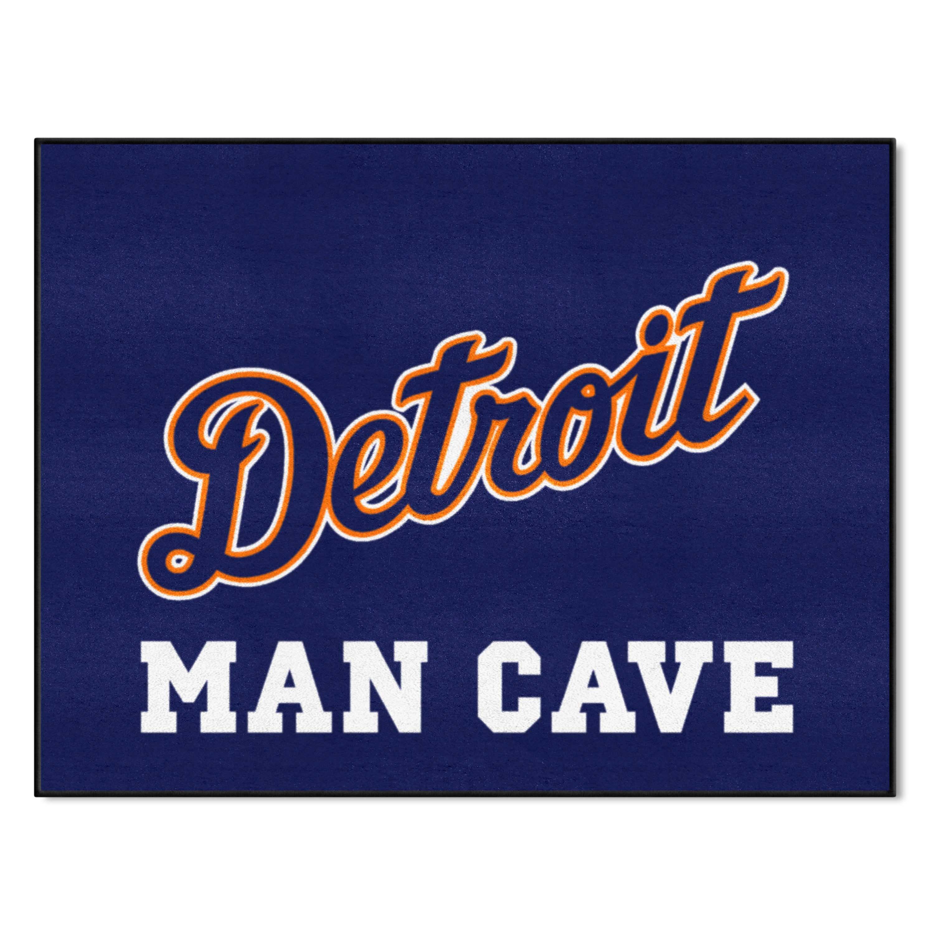 Detroit Tigers Man Cave All-Star Rug - 34 in. x 42.5 in.