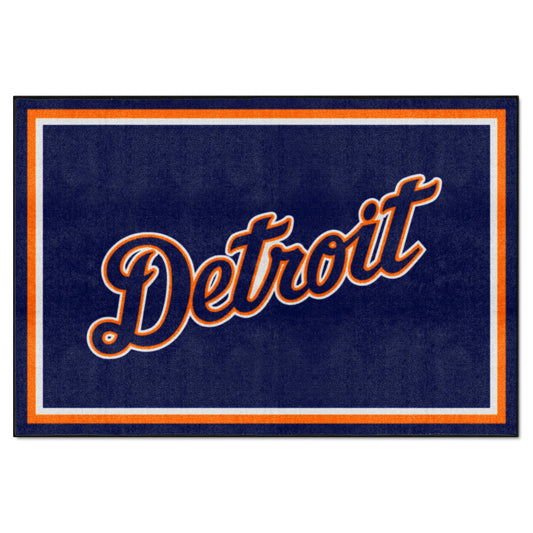 Detroit Tigers 5ft. x 8 ft. Plush Area Rug