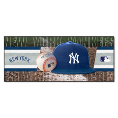 New York Yankees Baseball Runner Rug - 30in. x 72in. - New York Yankees