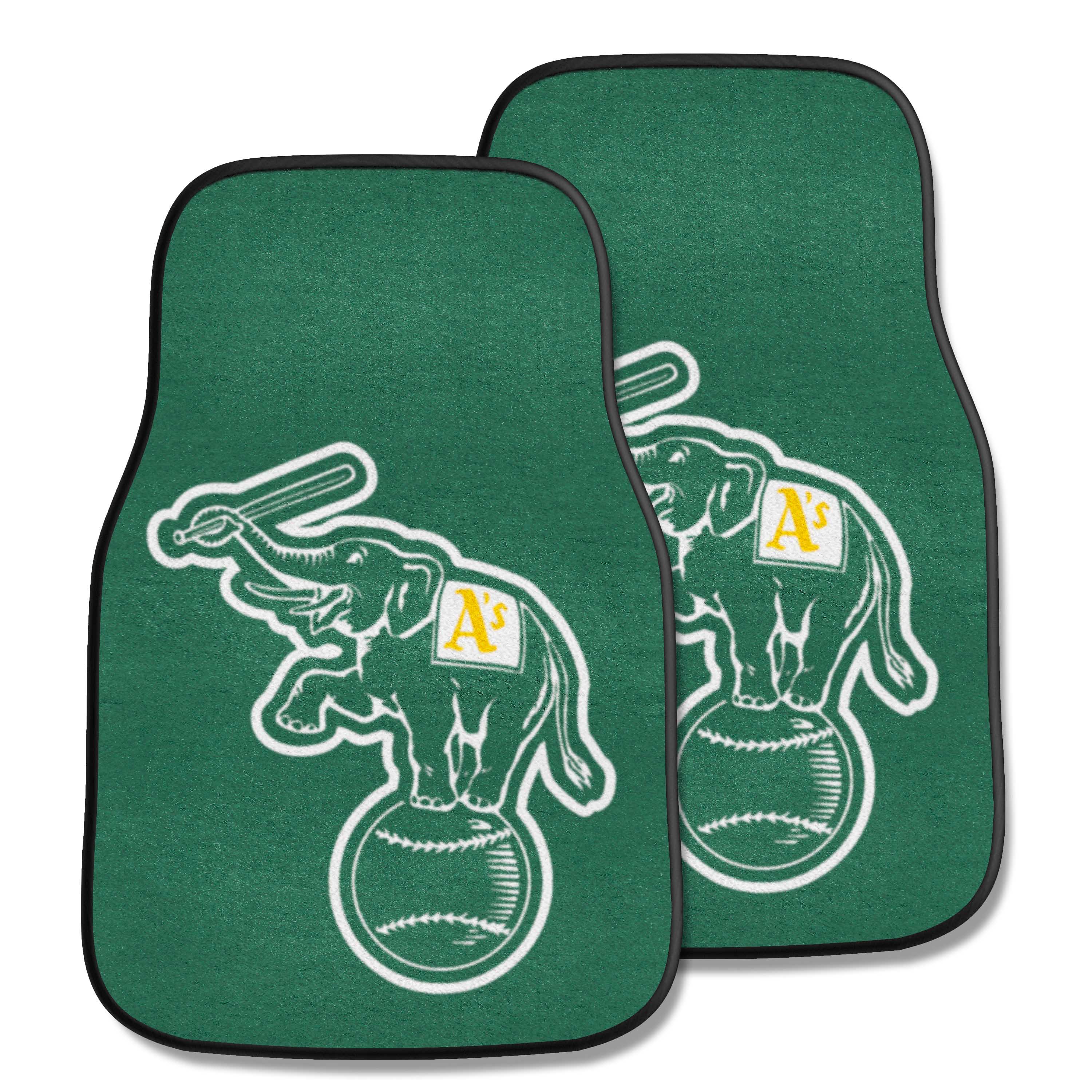 Oakland Athletics Front Carpet Car Mat Set - 2 Pieces - Oakland Athletics