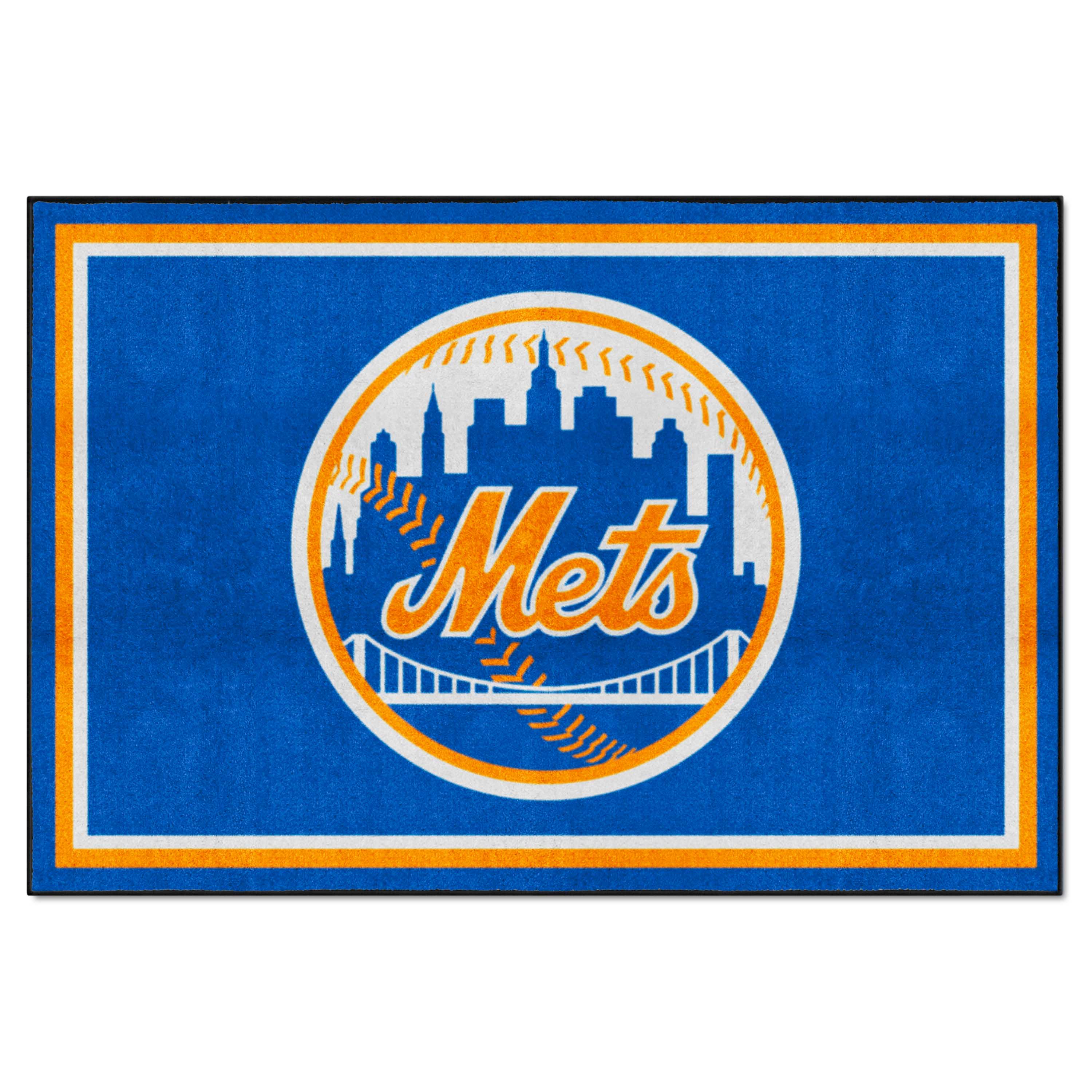 New York Mets 5ft. x 8 ft. Plush Area Rug