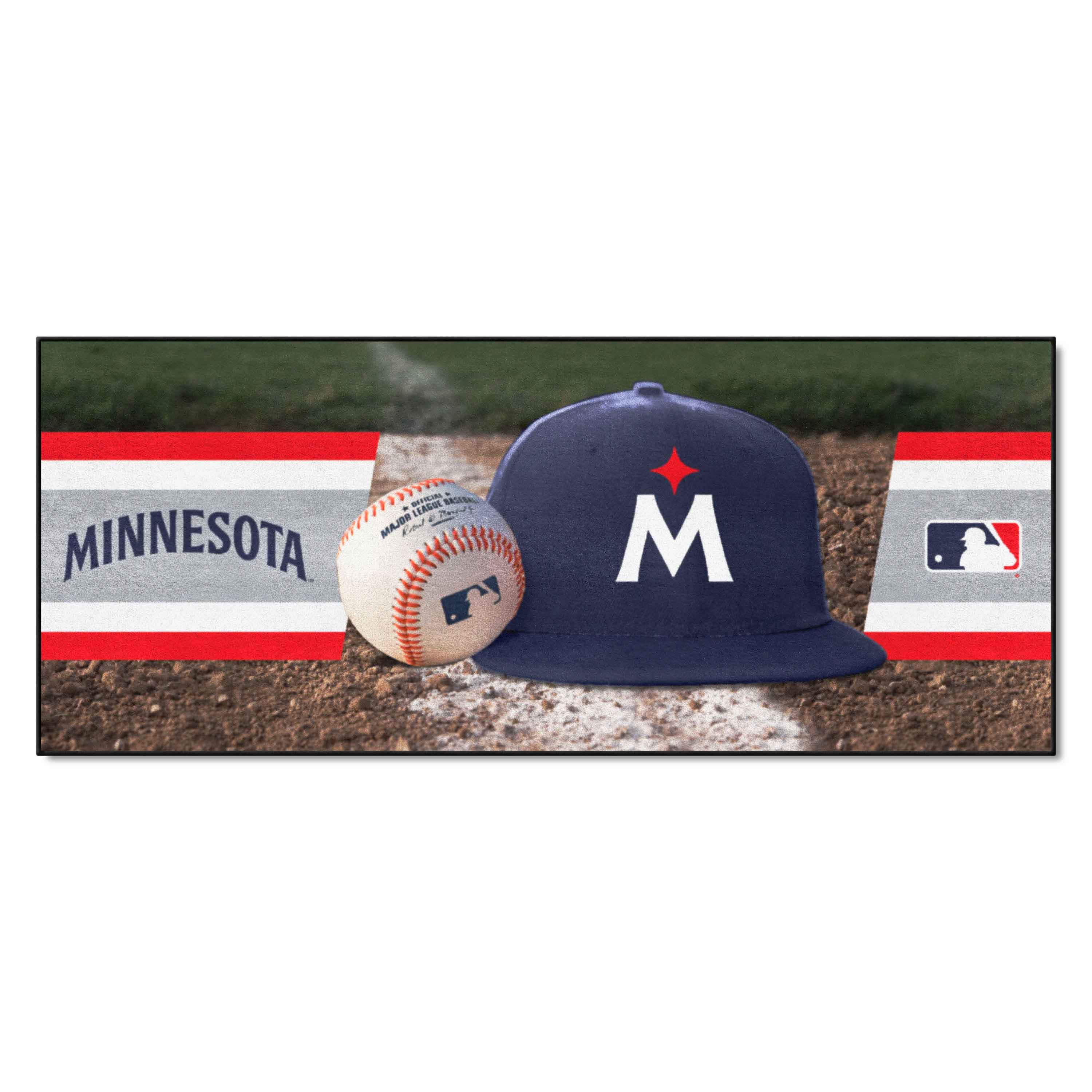 Minnesota Twins Baseball Runner Rug - 30in. x 72in. - Minnesota Twins