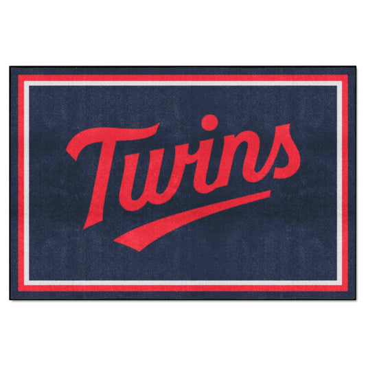 Minnesota Twins 5ft. x 8 ft. Plush Area Rug